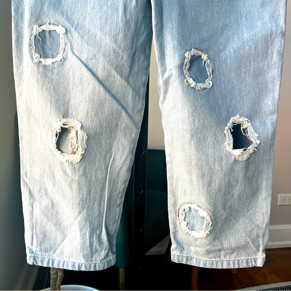 ASOS Design Abstract Hole Jeans - Size 6 - Picture 7 of 10